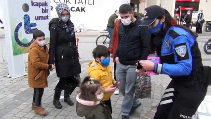 Onlar artık birer maskeli minik kahraman