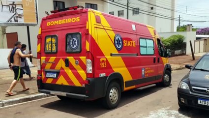 Após discussão com ex, mulher leva garrafada na cabeça e é socorrida pelo Siate