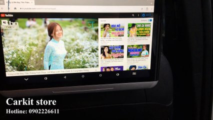 Độ màn hình gối đầu Androi cho Toyota Cross,nhìn như Merc anh em a