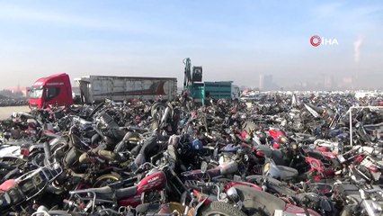 Konya’da otoparka çekilen bin 806 araç MKE’ye gönderildi