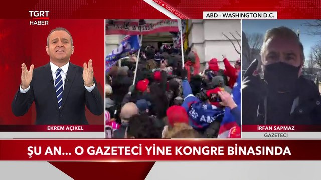 Washington D.C.'de Şimdi Durum Nasıl? - Ekrem Açıkel ile TGRT Ana Haber - 7 Ocak 2021