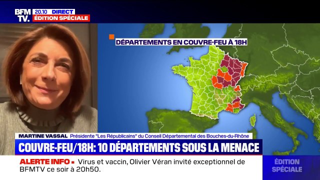 Martine Vassal sur le Covid-19 dans les Bouches-du-Rhône: Je suis assez inquiète de la dégradation de la situation