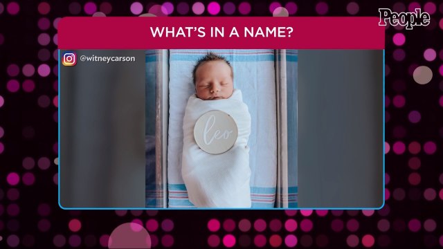 DWTS Pro Witney Carson Reveals Newborn Son's Name and Shares Sweet Meaning Behind His Moniker