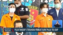 Viral, Polisi Tangkap 3 Tersangka Pembuat Surat Tes Usap Palsu!