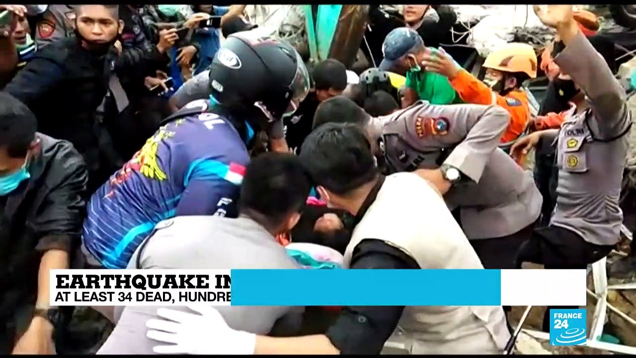 Powerful Indonesia quake kills at least 42, topples buildings