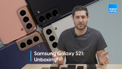 Samsung Galaxy S21 Unboxing and Hands On