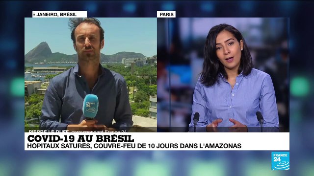Covid-19 au Brésil : hôpitaux saturés, couvre-feu de 10 jours dans l'Amazonas