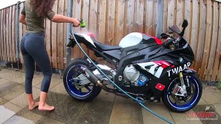 Unboxing and testing my OmniaRacing tyrewarmers for my BMW S1000RR