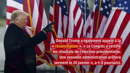 Capitole envahi : Donald Trump se dit « scandalisé par la violence »