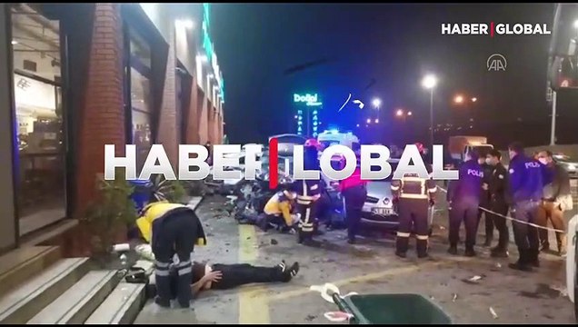 Dinlenme tesisinde korkunç kaza! Cip yayaların arasına daldı: 1 kişi öldü, 2'si ağır 8 kişi yaralandı