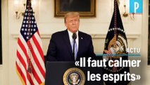 Violences au Capitole : Trump condamne «une attaque odieuse»