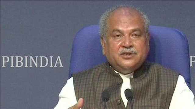 Narendra Tomar meets Amit Shah before meeting farmers