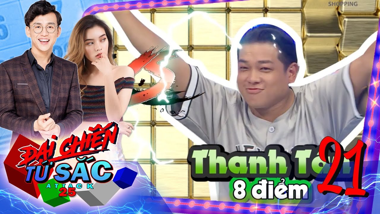 Đại Chiến Tứ Sắc - Attack25 | Tập 21 FULL | Tân Trề đại náo sàn đấu khiến cả trường quay đứng hình