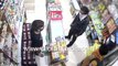 Grocery store CCTV camera catches two men emptying drawer of money in India