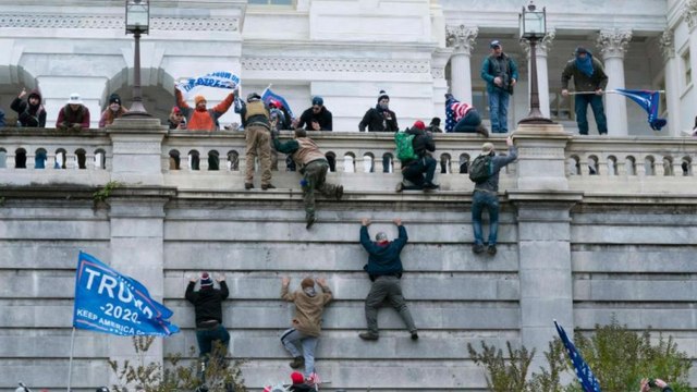 Republican leader condemns violence at capitol