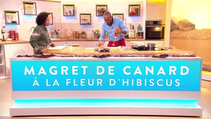 Magret de canard à la fleur d'hibiscus