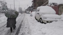 Snow continues to fall for the 5th day in Jammu Kashmir