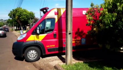 Idoso de 70 anos é socorrido pelo Siate com suspeita de fratura no fêmur