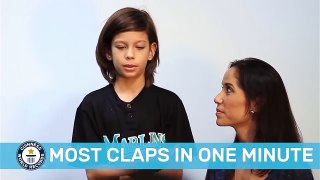 Most claps in one minute- Guinness World Records