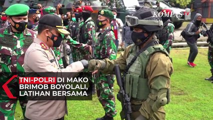 TNI-Polri di Mako Brimob Boyolali, Latihan Bersama