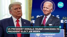 Donald Trump concedes to Joe Biden, condemns Capitol rioters