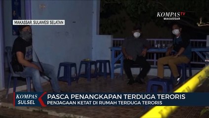 Penjagaan Ketat Di Rumah Terduga Teroris