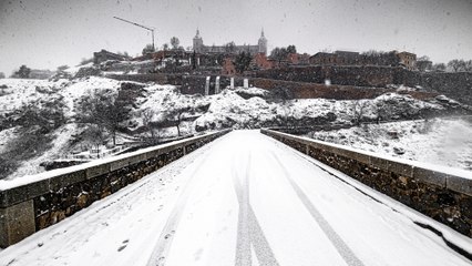 El temporal Filomena tiñe de blanco la Península