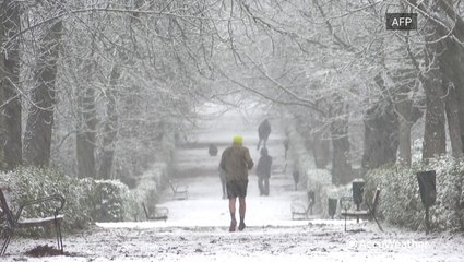Snow falls on Madrid as Storm Filomena hits Spain