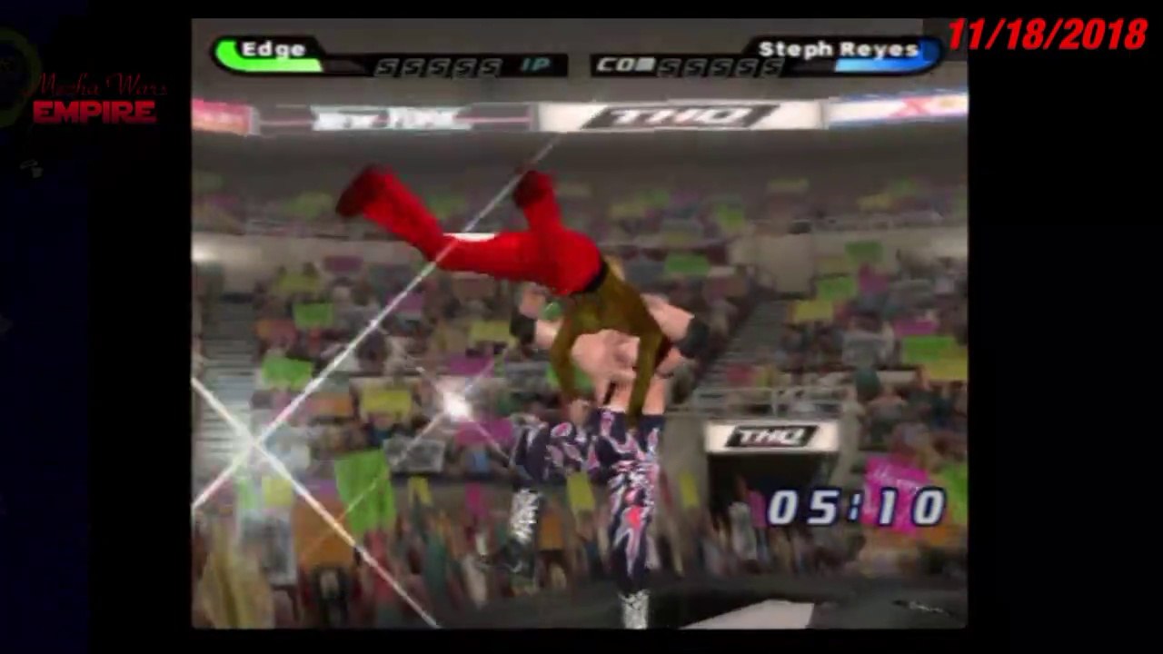 Exciting Pro Wrestling 4 (PS2) Edge vs. Stephanie Reyes [2018/11/18]