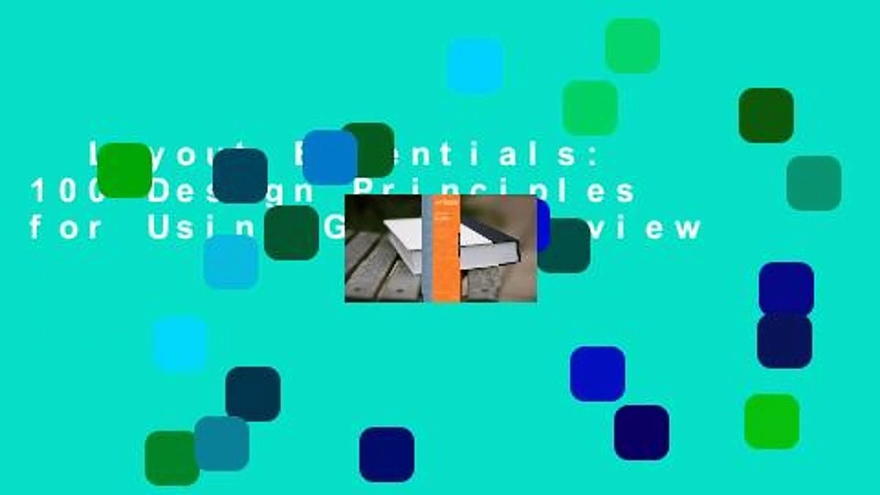 Layout Essentials: 100 Design Principles for Using Grids  Review