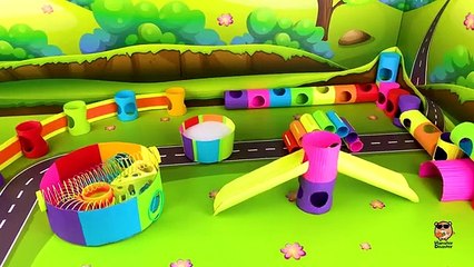 DIY Color Obstacle Course Playground for my little hamster
