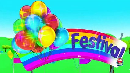 Festival of Color Air Balloons - Funny Stories in The City of Little Cars