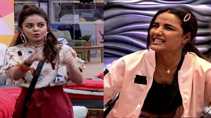 Bigg Boss 14:Jasmin Bhasin ने Rashmi पर किया comment तो भड़क उठी Devoleena | FilmiBeat