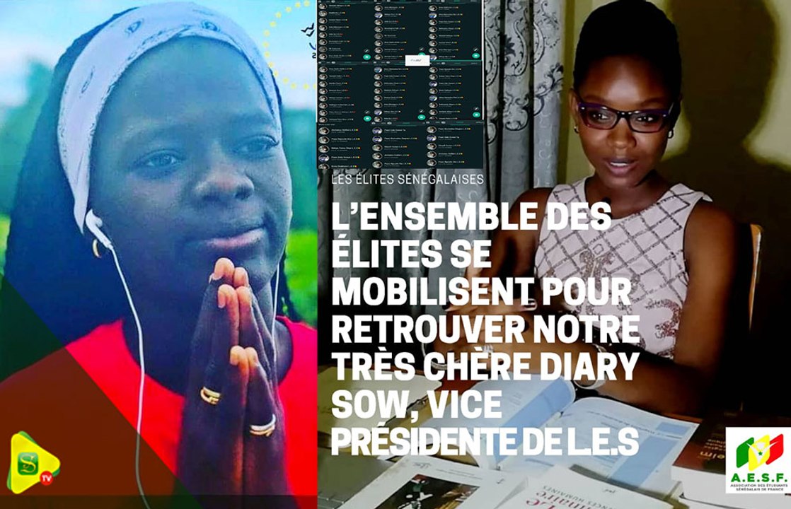 Disparition de Diary Sow : Tristes et très affectés, ses amis lancent un cri d'espoir