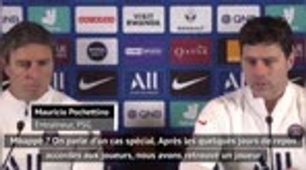 18e j. - Pochettino : "Mbappé doit avoir un rendement en accord avec ses qualités"