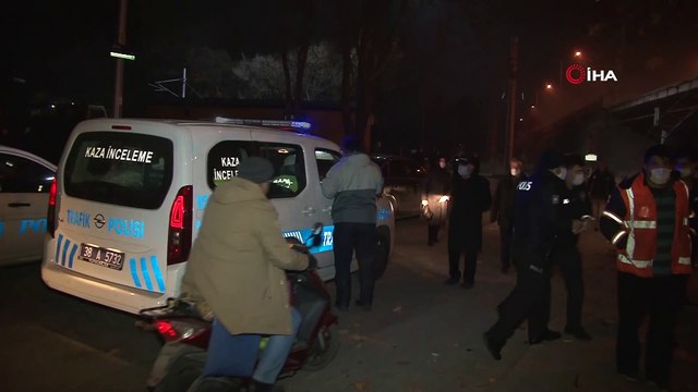 Kayseri'de feci kaza: Direksiyon hakimiyetini kaybeden sürücü köprüden uçtu