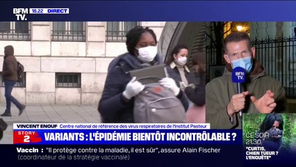 Vincent Enouf (Institut Pasteur): "On est en train de mettre en place des tests PCR spécifiques" pour le variant anglais du Covid-19