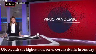UK records the highest number of corona deaths in one day