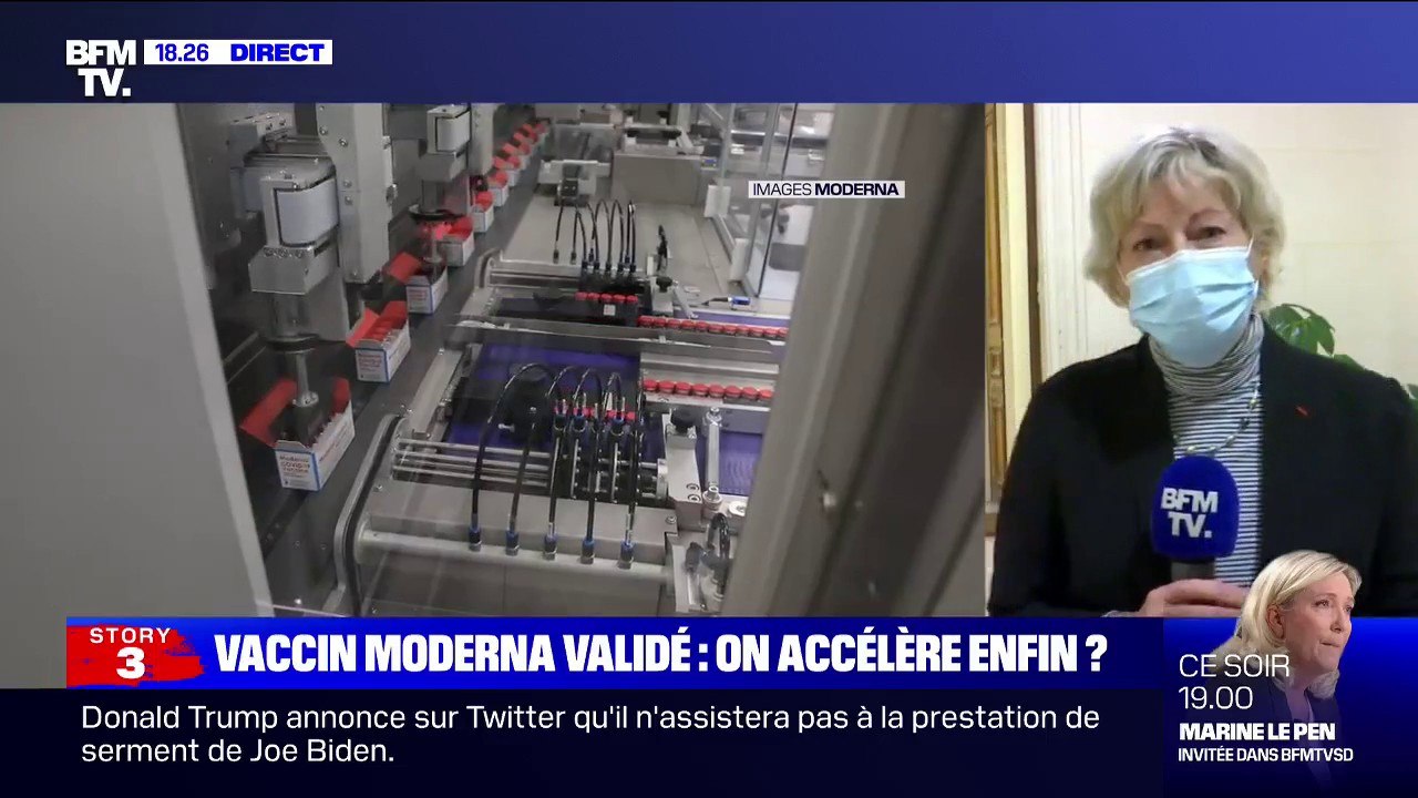 Vaccin: "Les livraisons de Moderna devraient arriver dès le début de la semaine prochaine", selon la présidente du collège de la Haute autorité de Santé