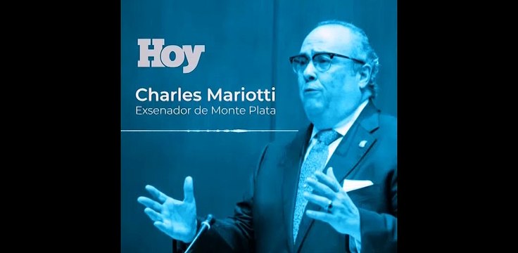 Elegido o no para la Secretaría general del PLD, Charles Mariotti asegura permanecerá en el partido