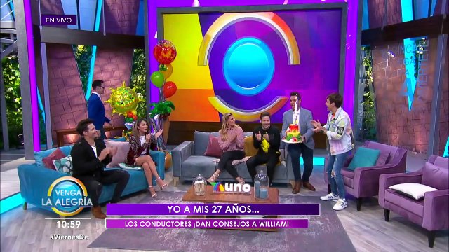 ¡Checa los consejos de los conductores a William Valdés para su entrada a los 27! | Venga La Alegría