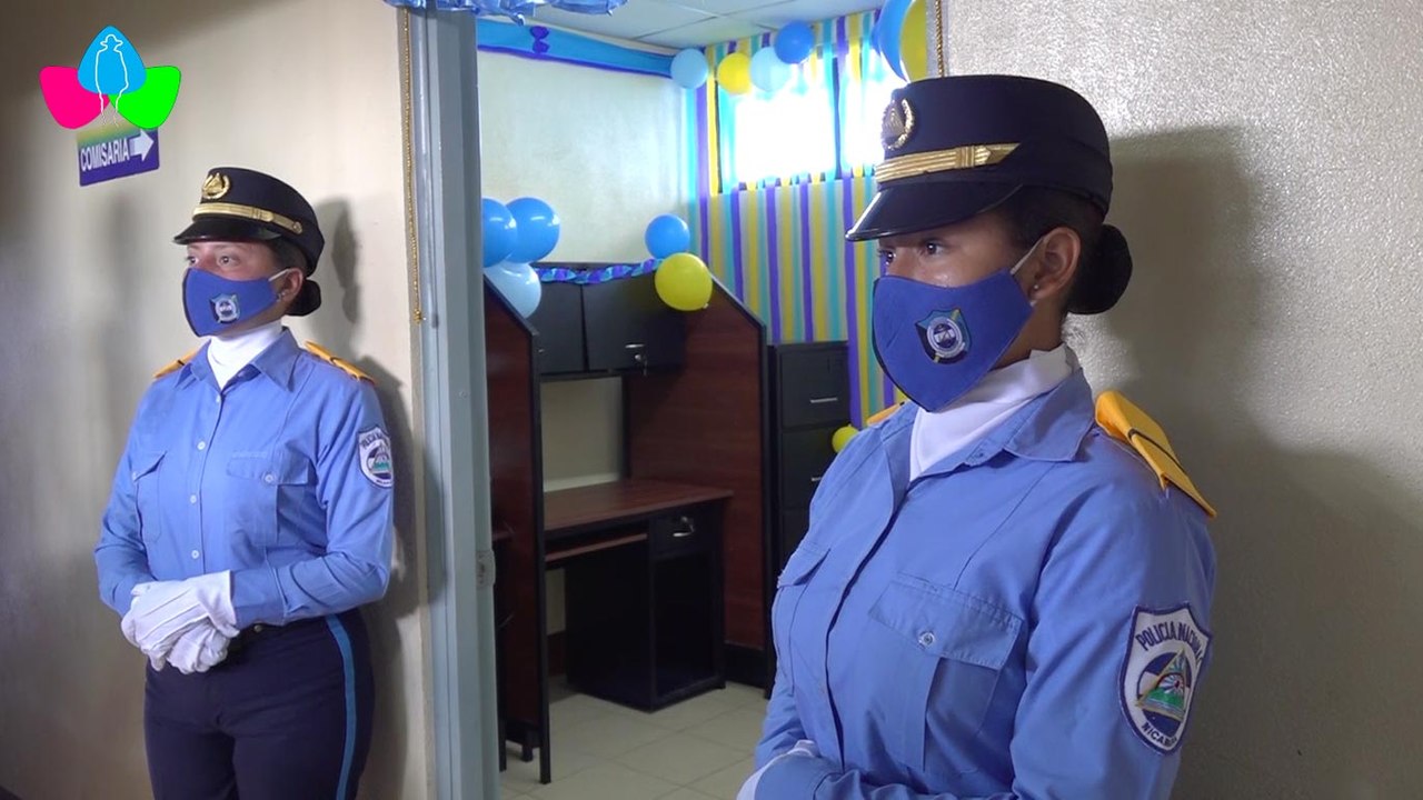 Relanzamiento de la Comisaría de la Mujer y la Niñez en el municipio de Muy Muy, Matagalpa
