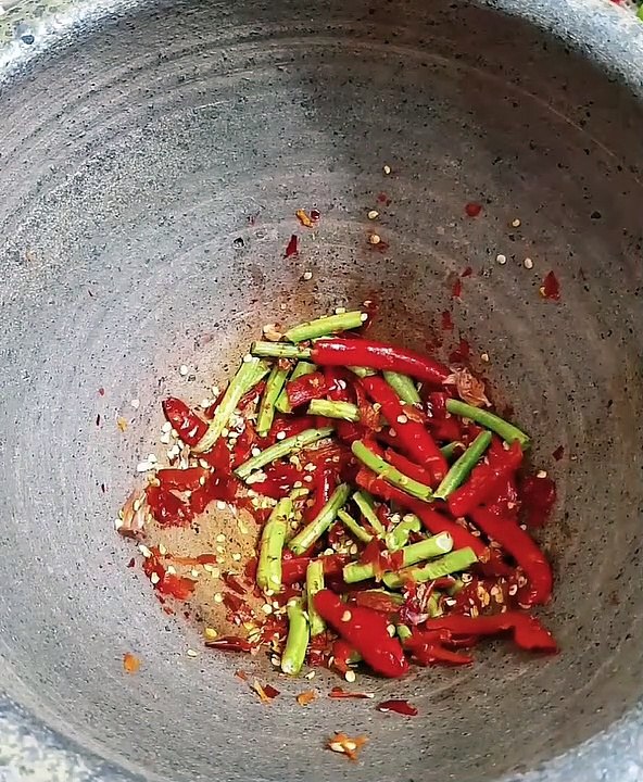 Spicy noodle salad. Thai Food