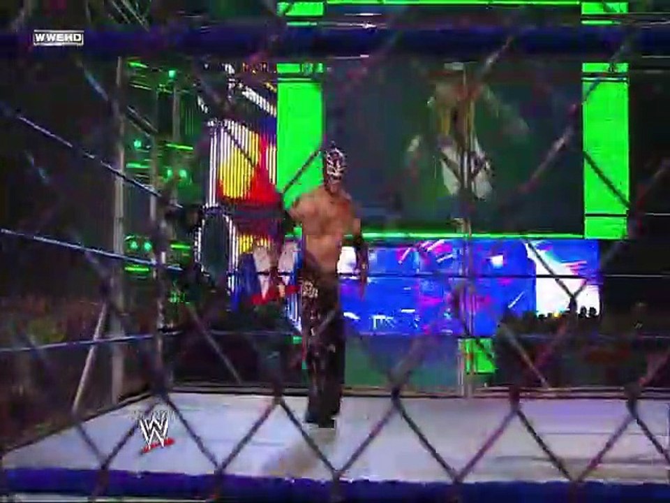 Kane vs Rey Mysterio vs Jack Swagger - For the World Heavyweight Title