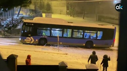 Filomena se convierte en una pesadilla para los conductores