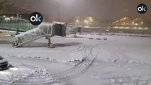 El aeropuerto de Barajas suspende sus vuelos por el temporal de nieve