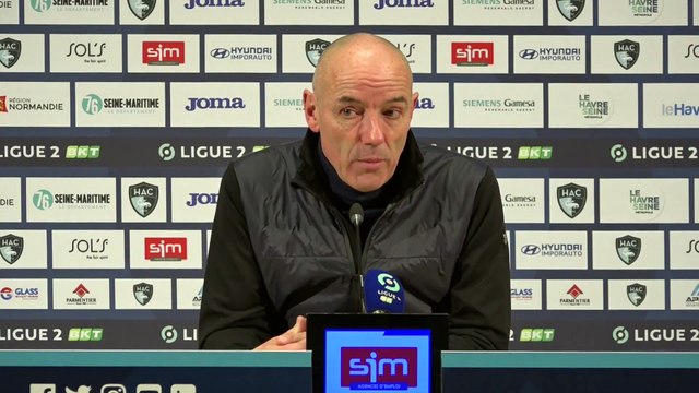 Après HAC - Valenciennes (0-2), réactions de Paul Le Guen