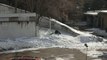Guy Crashes Into Snow After Skiing Over Many Snow Ramps