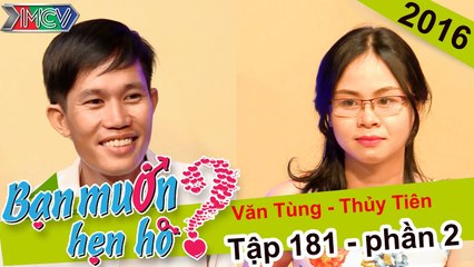 Tìm bạn gái cho anh chàng có điểm mạnh nấu ăn và làm việc nhà | Thủy Tiên - Văn Tùng | BMHH 181