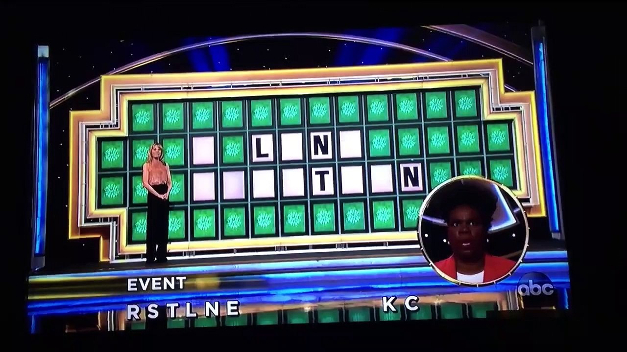Celebrity Wheel of Fortune: Leslie Won $75,000 on First Bonus Round (1/7/21)